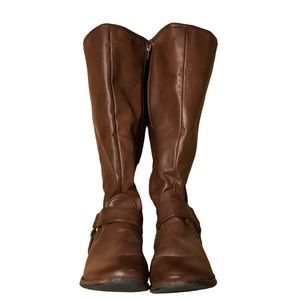 PRICE DROP & REDUCED SHIPPING! Unr8ed Elizabeth Caramel Brown Riding Boots Sz 7M